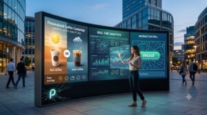 Interactive Digital Screens in Outdoor Advertising