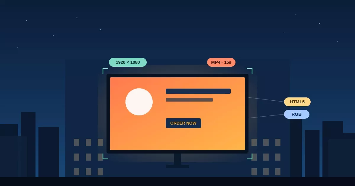 PDOOH Creative Specs and Ad Formats