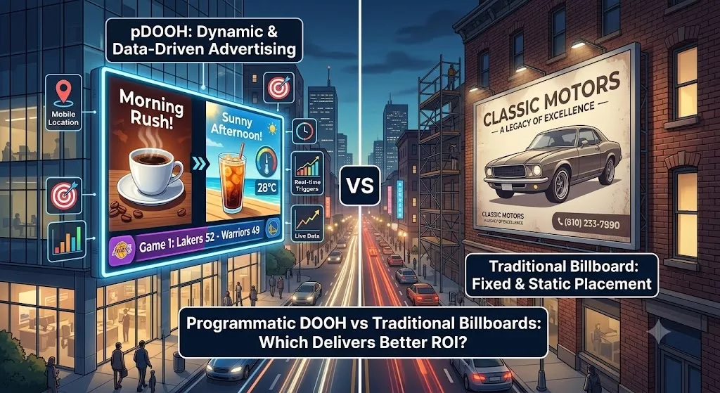 Programmatic DOOH vs Traditional Billboards